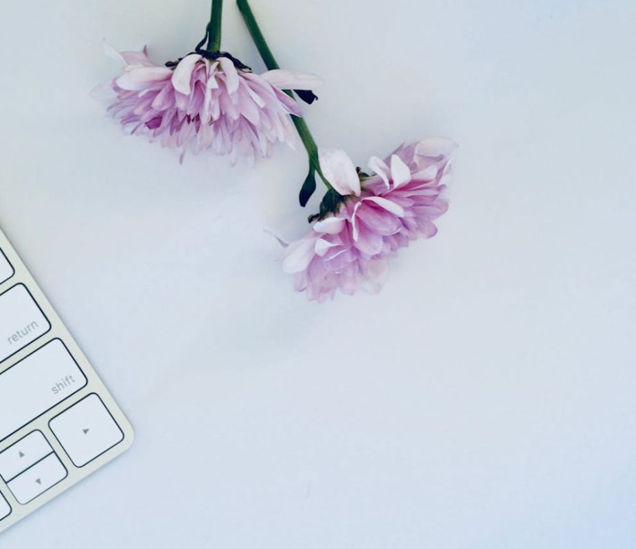 keyboard-with-flower